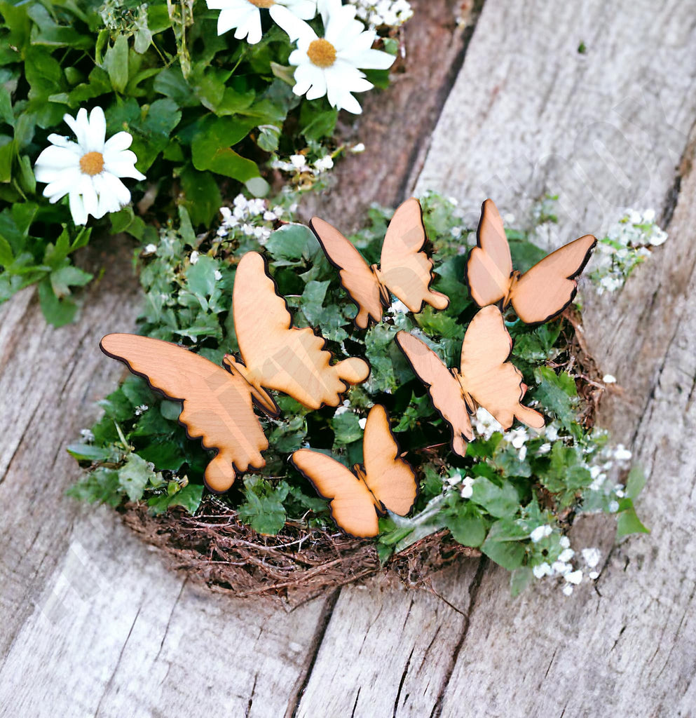3D Butterfly Craft Wood Shapes