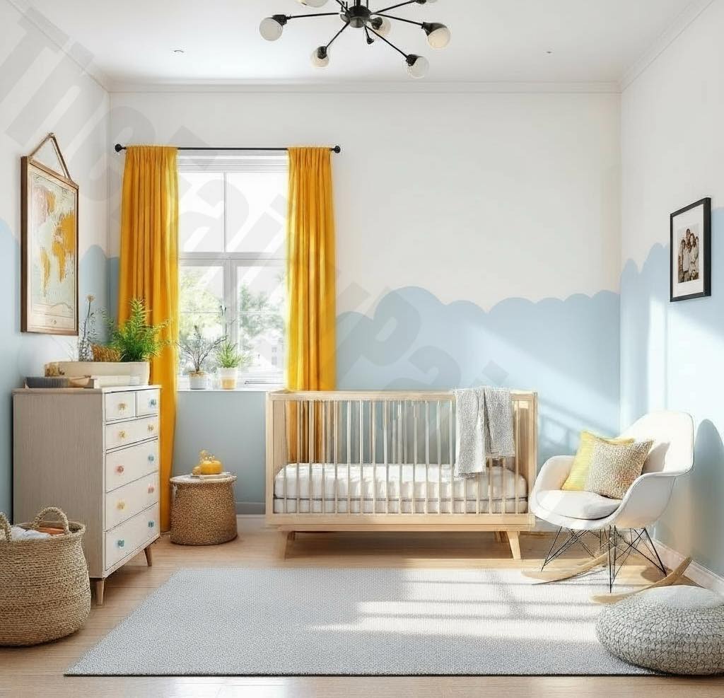 Eclectic Modern Baby Room Theme and Design