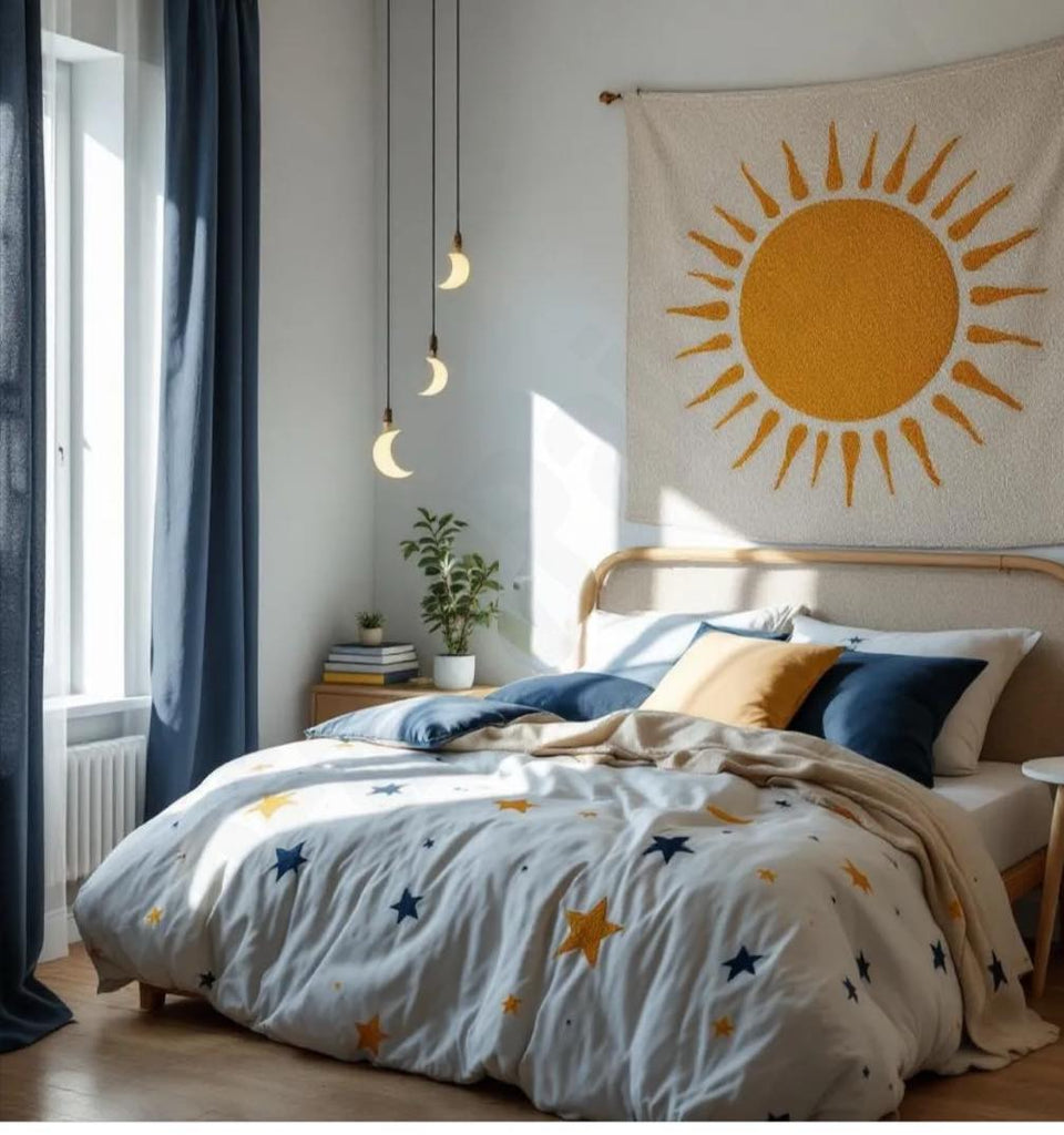 Moon Sun Themed Kids Room Decor