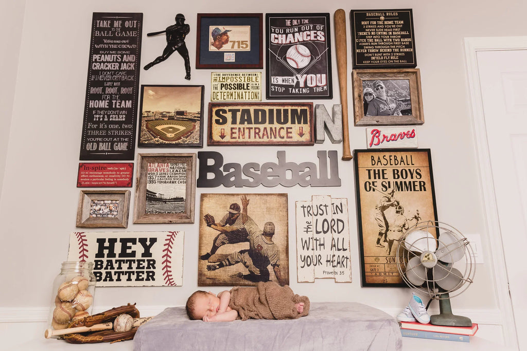 Vintage Sports Ideas for Baby Room Theme