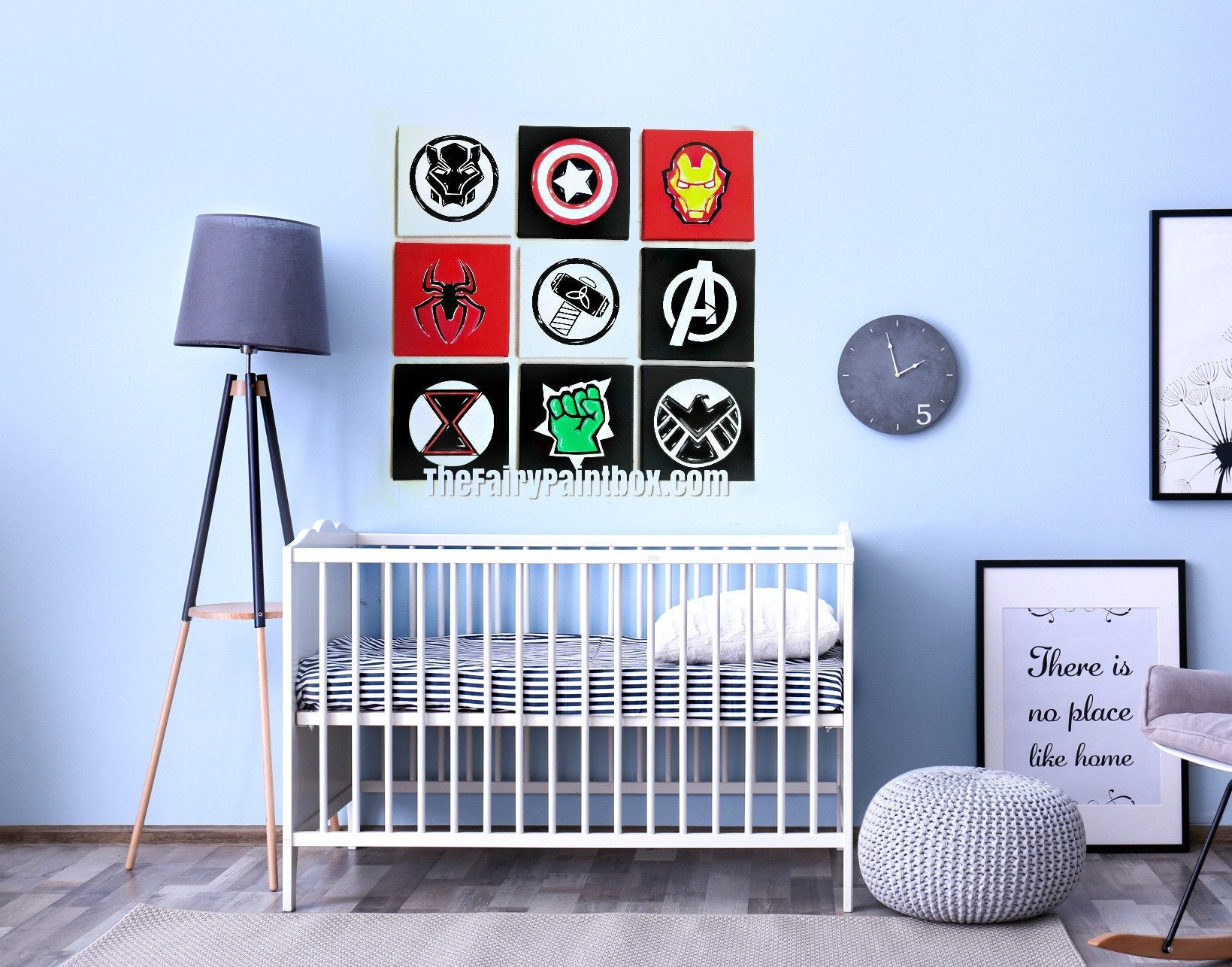 Comic Book Baby Room